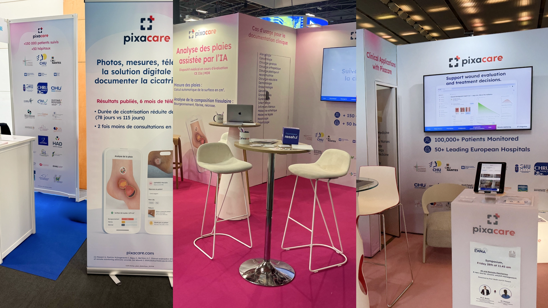 Pixacare — Stand congrès